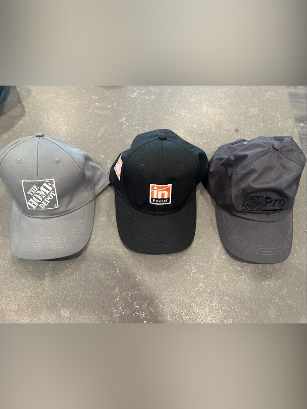 3 Home Depot Hats